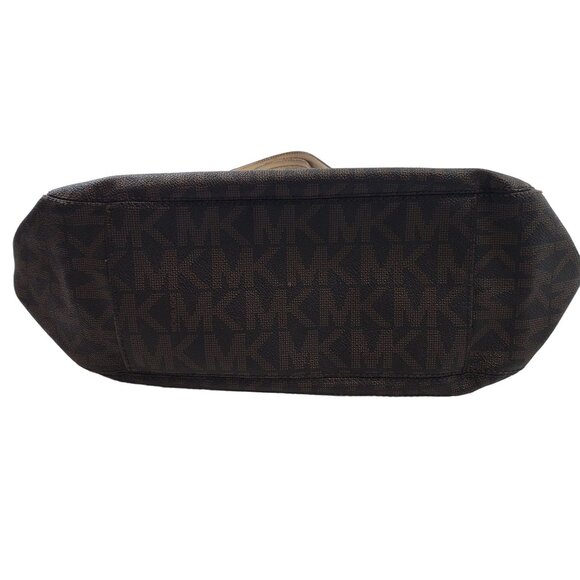 MICHAEL Michael Kors Coated Canvas Signature Satchel Handbag - Picture 5 of 8